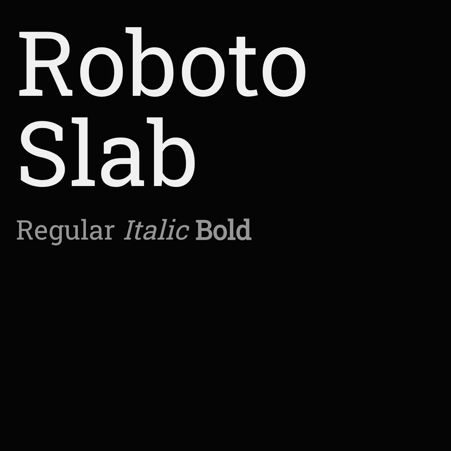Roboto Slab