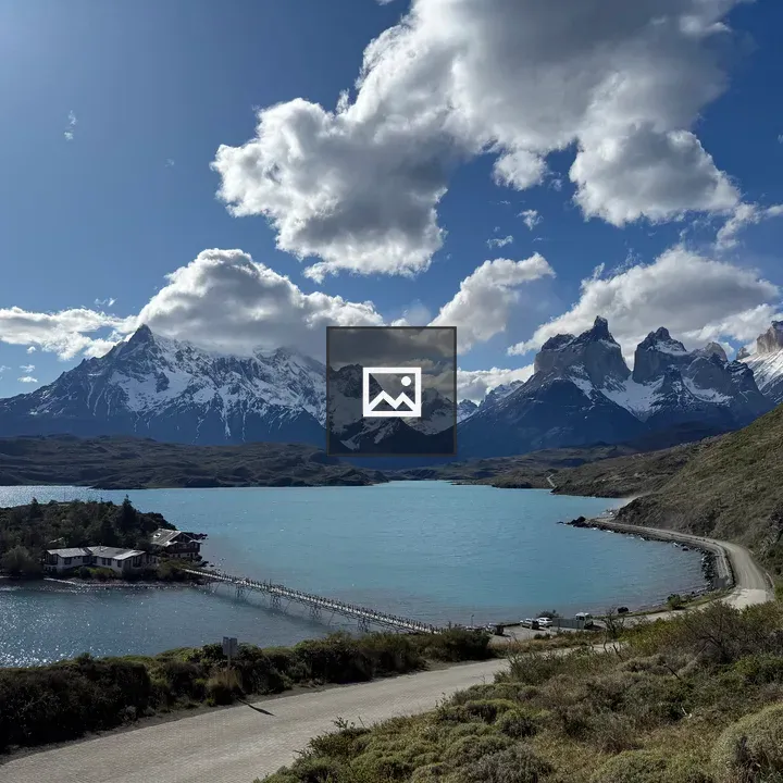 Turquoise Lake in Torres del Paine