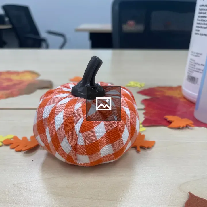 Pumpkin on Table