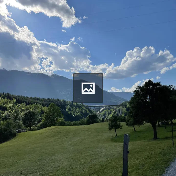 Bridge Over Green Valley Landscape