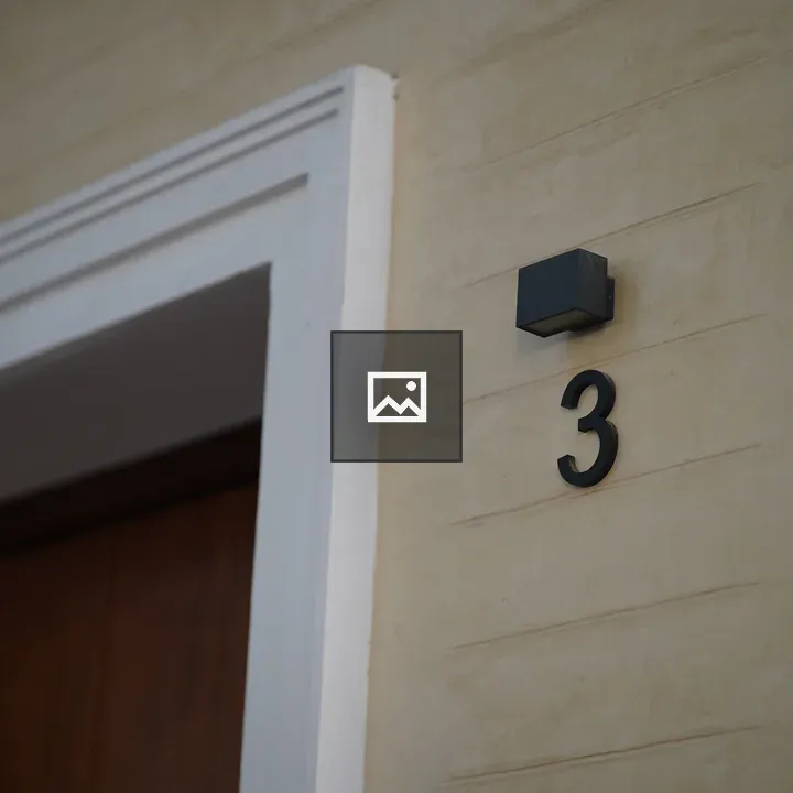 Number 3 house sign