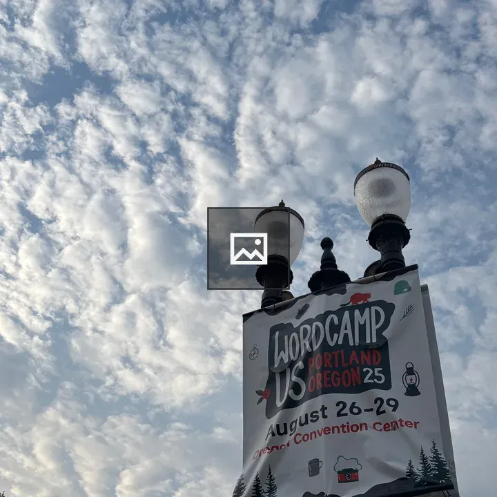 Lamp post with two lights