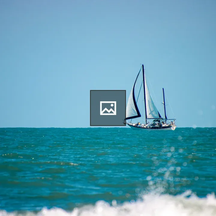 Sailboat Over Waves