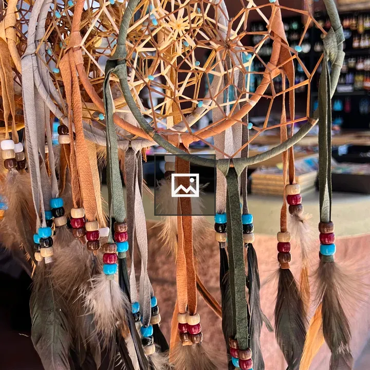 Handmade Native American dreamcatchers
