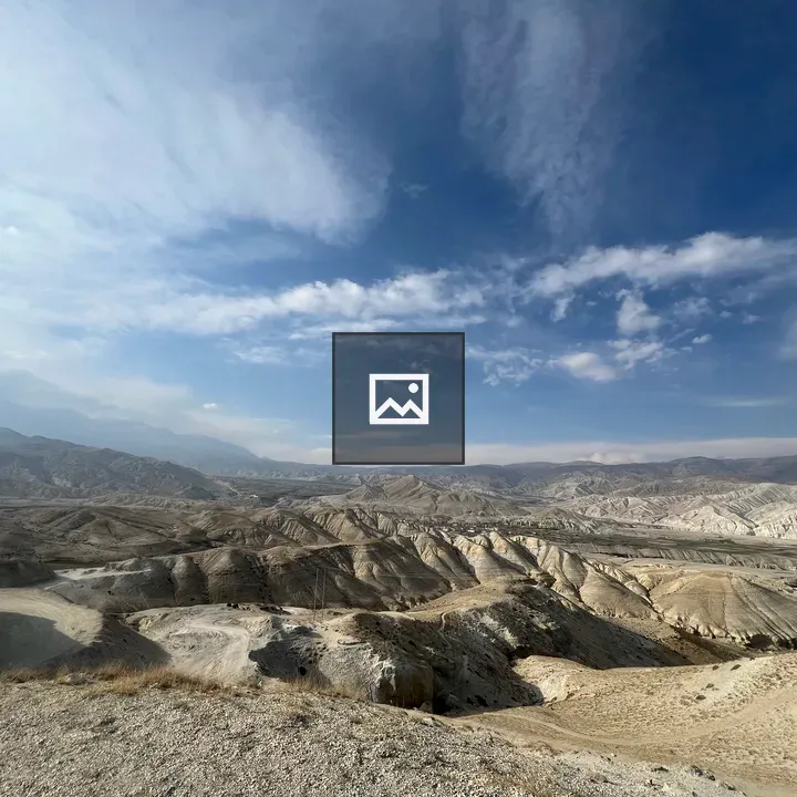 Rugged arid landscape with hills