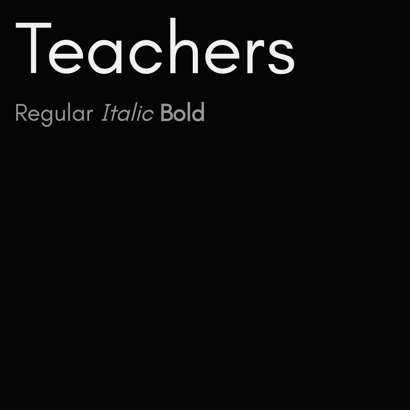 Teachers