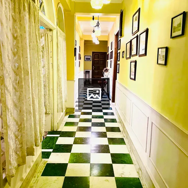 Black and White Corridor