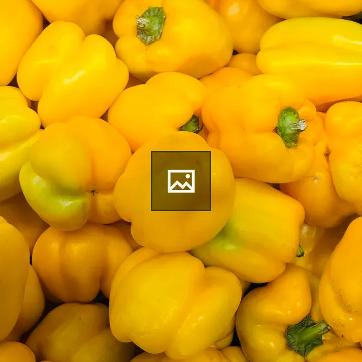 Yellow capsicum pile