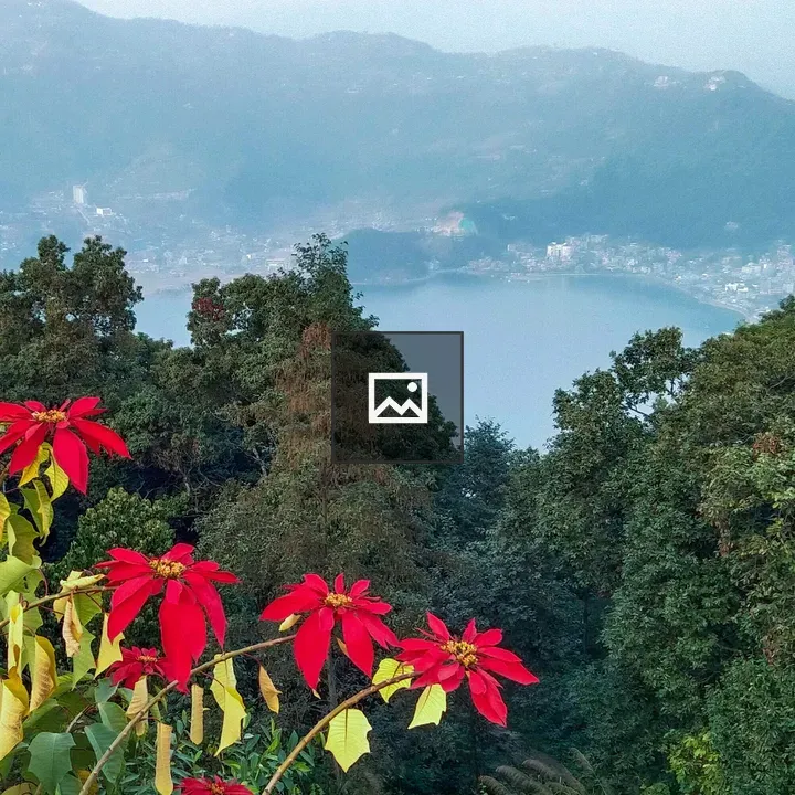 Fewa Lake From Peace Pagoda Pokhara
