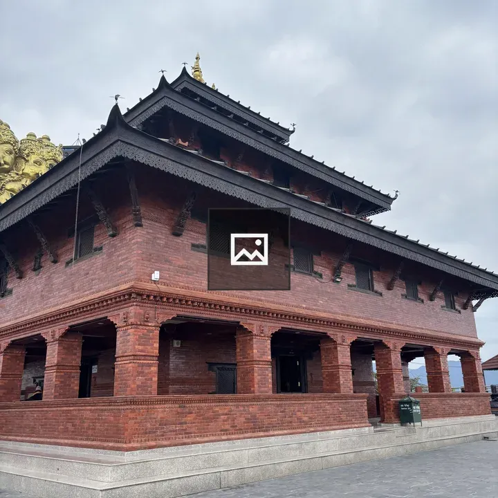Sarangkot Temple Exterior