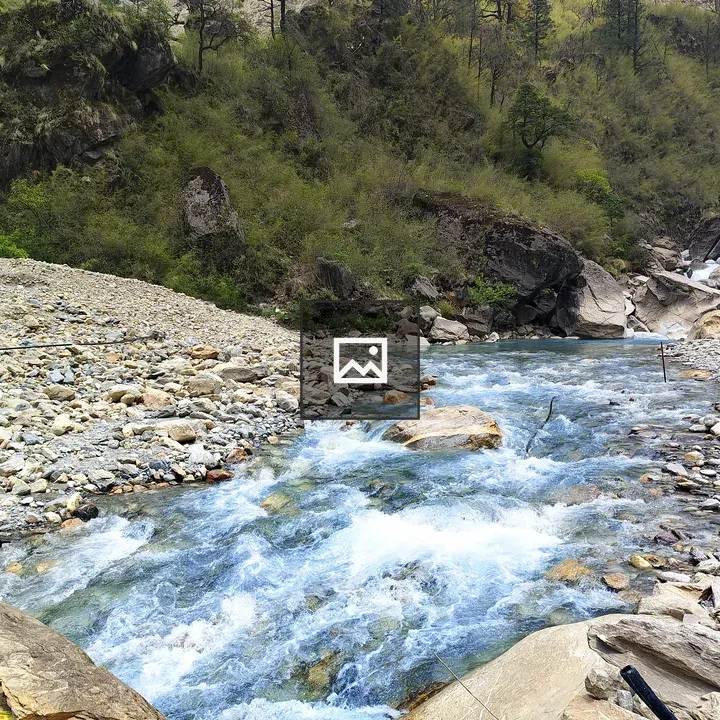 River in Mountain Landscape