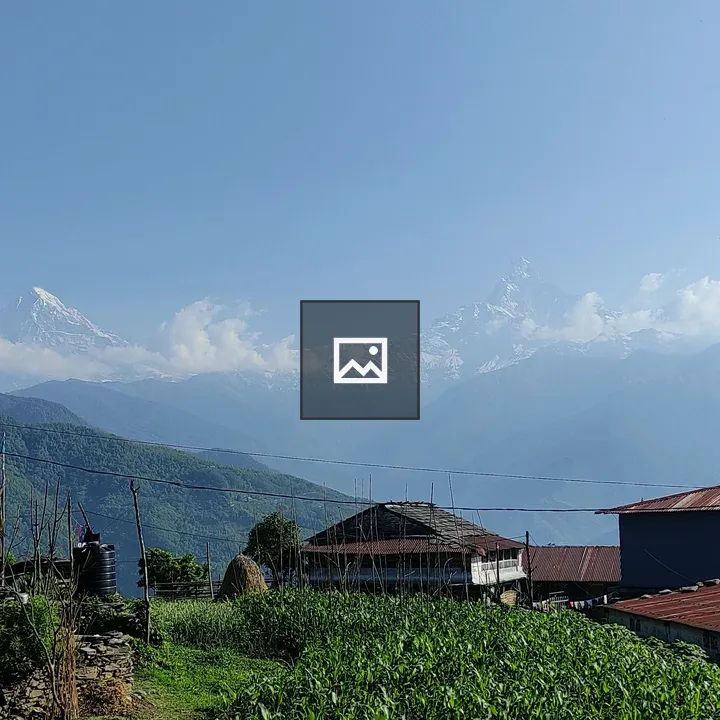 Mountain village with traditional houses