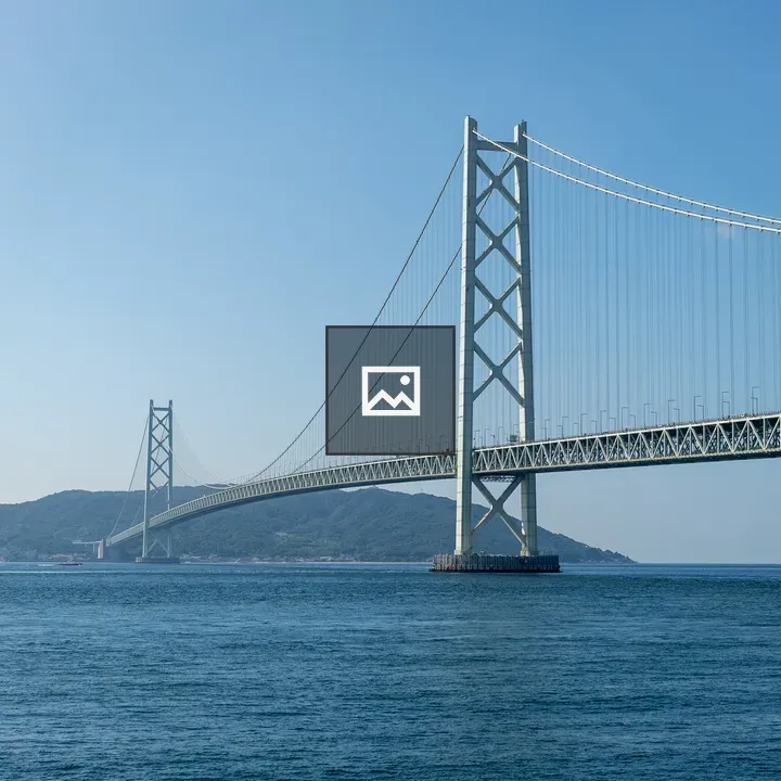 Bridge over blue water