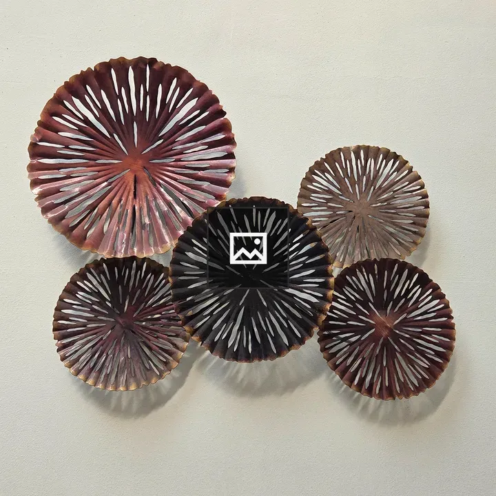 Decorative plate collection on wall