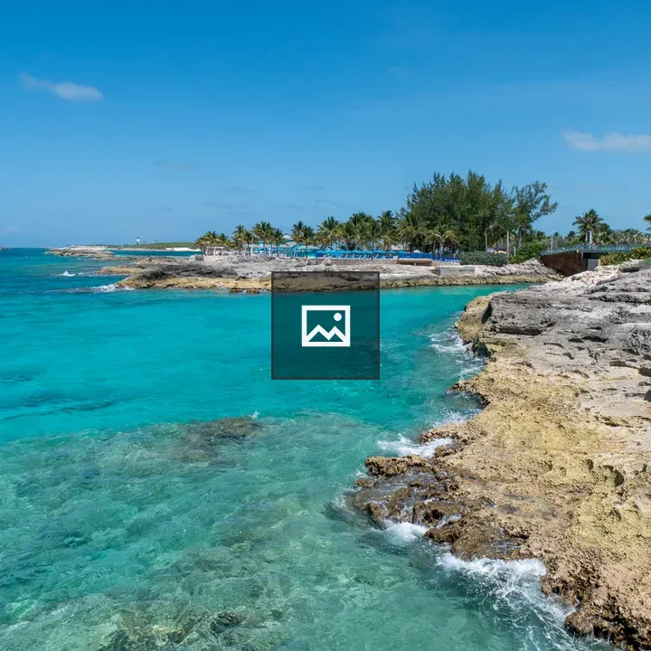 Rocky Shore with Blue Waters