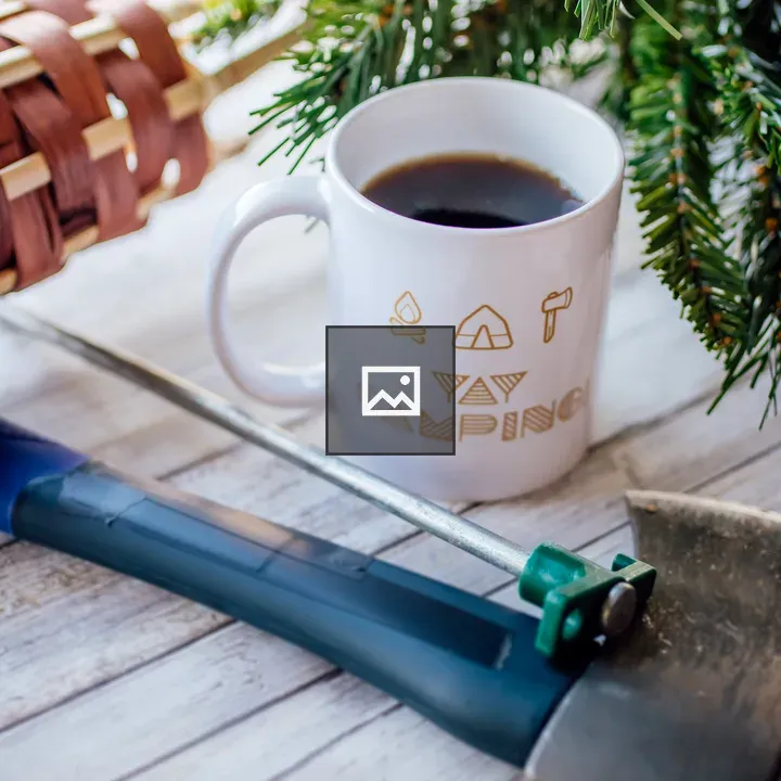 Custom camping mug product photo