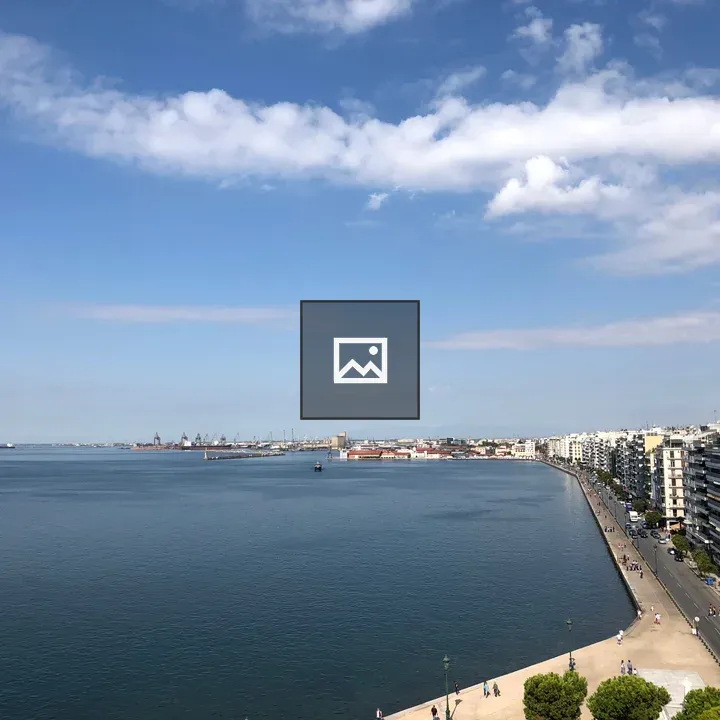 Sea side of Thessaloniki