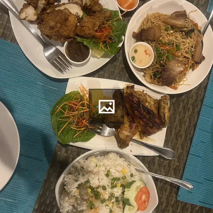 Dining Table Spread with Dishes