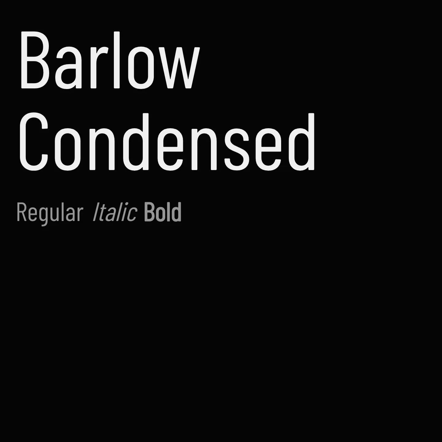 Barlow Condensed