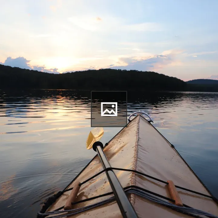 F1 kayak on Lake Sebago