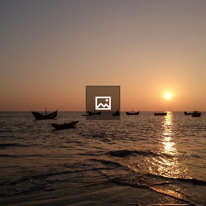 Sunset over Saint Martin Bay