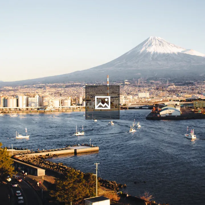Mt. Fuji from Fujishi Shizuoka