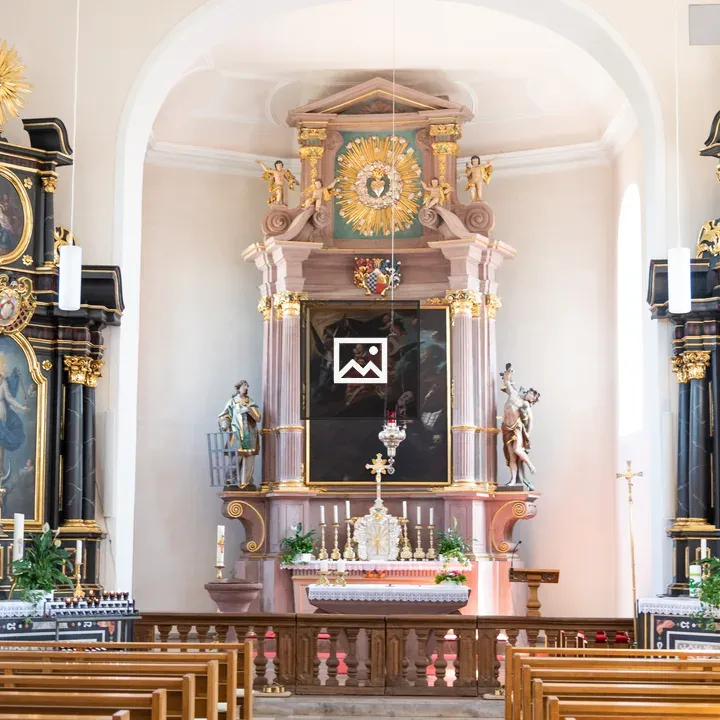 Church Interior in Heidelberg
