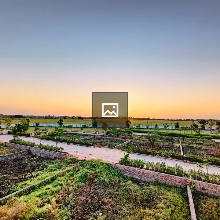 Sunrise over the plain and sky