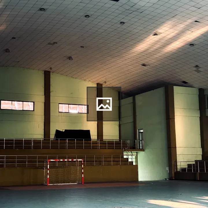 Indoor futsal hall scene