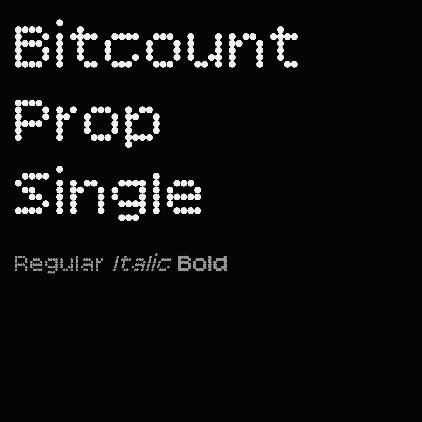 Bitcount Prop Single