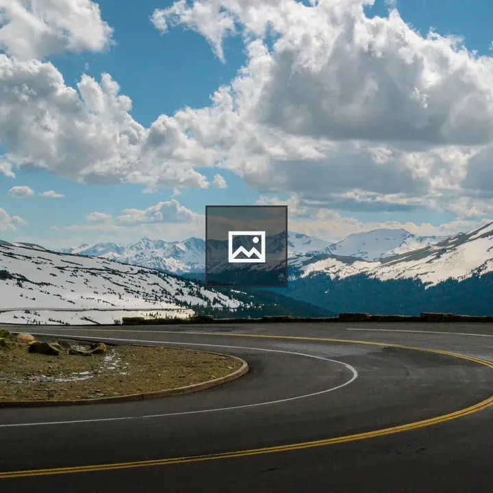 Bend in Colorado Mountain Road