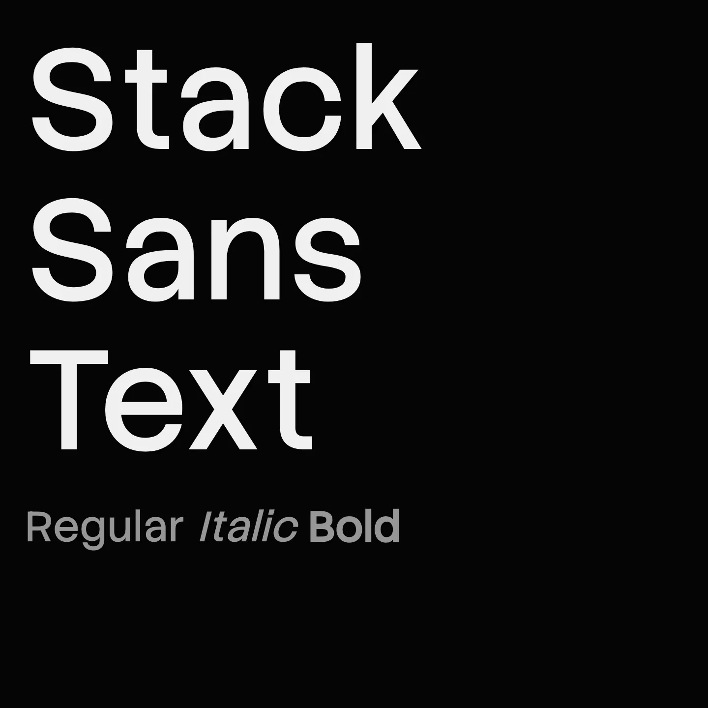 Stack Sans Text
