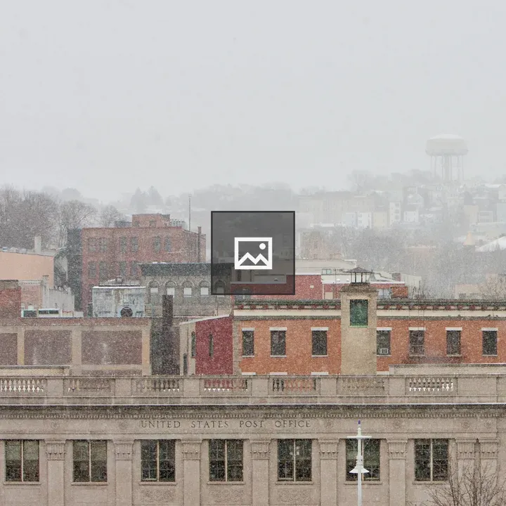 Downtown Yonkers Snow Scene
