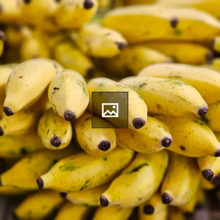 Small yellow bananas for sale