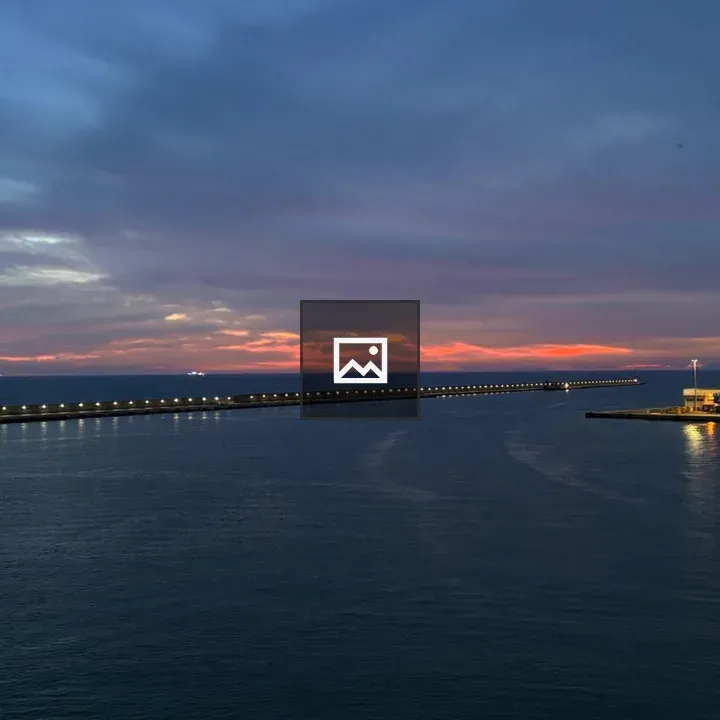 Sunset Over Harbor Pier