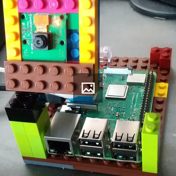Raspberry Pi with components
