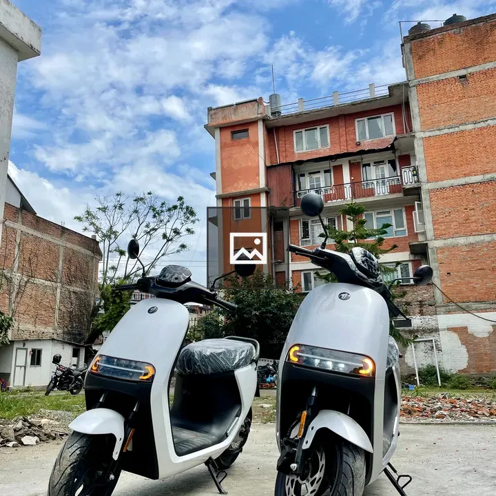 Two electric scooters
