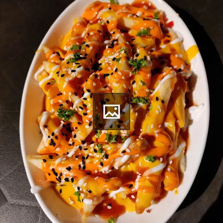 French Fries with Cheese Plate