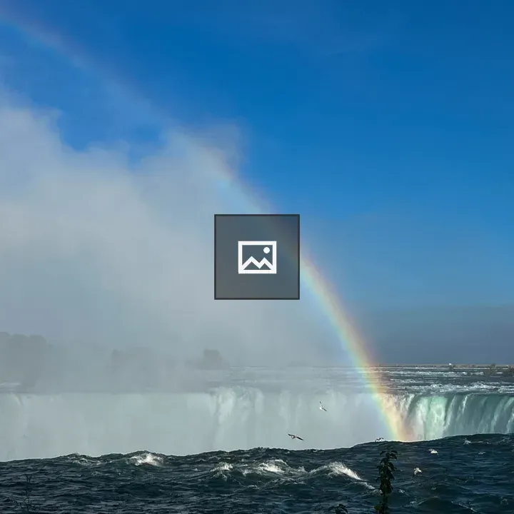 Rainbow Over Niagara Falls