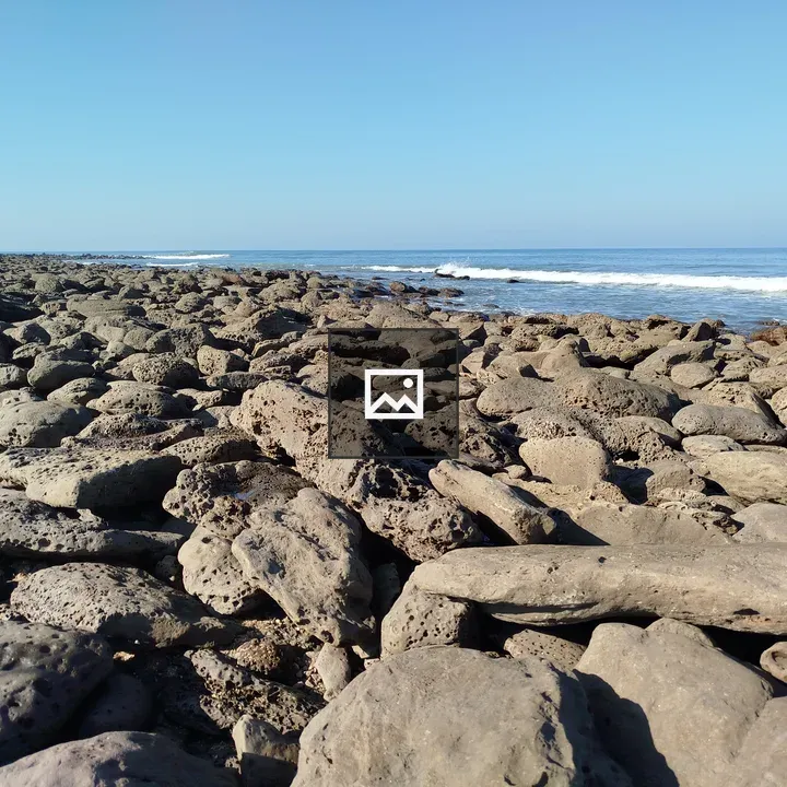 Rocky shoreline at Saint Martin’s Island