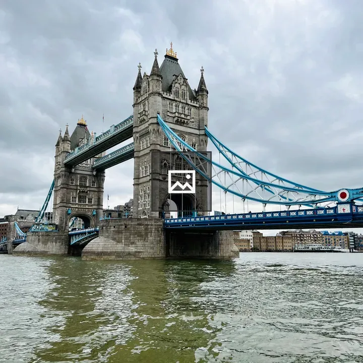 Tower Bridge with Ropes and River