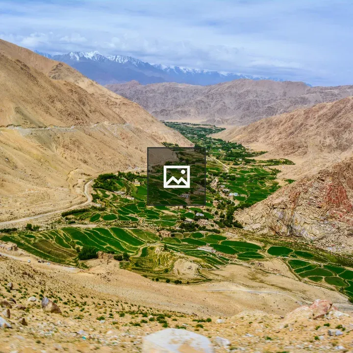 Himalayan Valley Scene