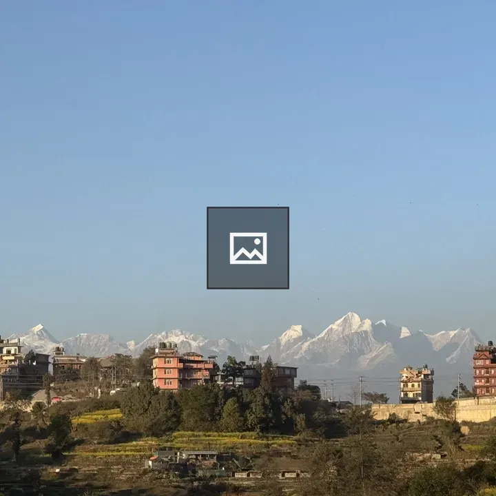 Rural town with mountains