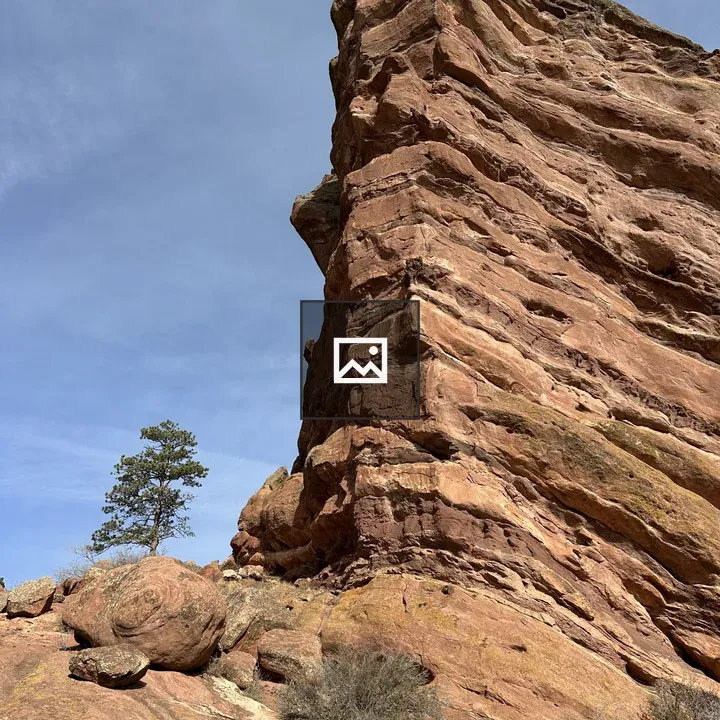 Rock formation in Denver