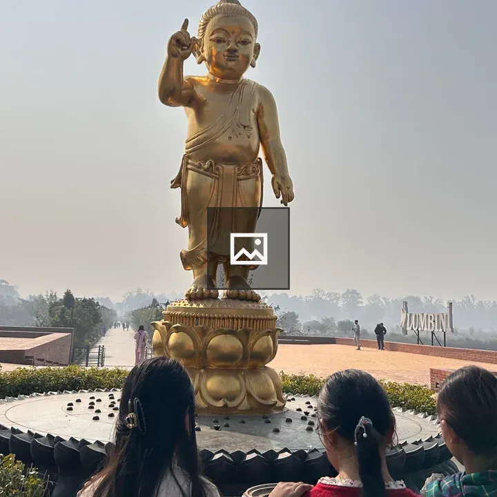 Golden Buddha Statue Portrait