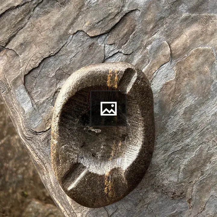 Round Stone with Hollowed Center