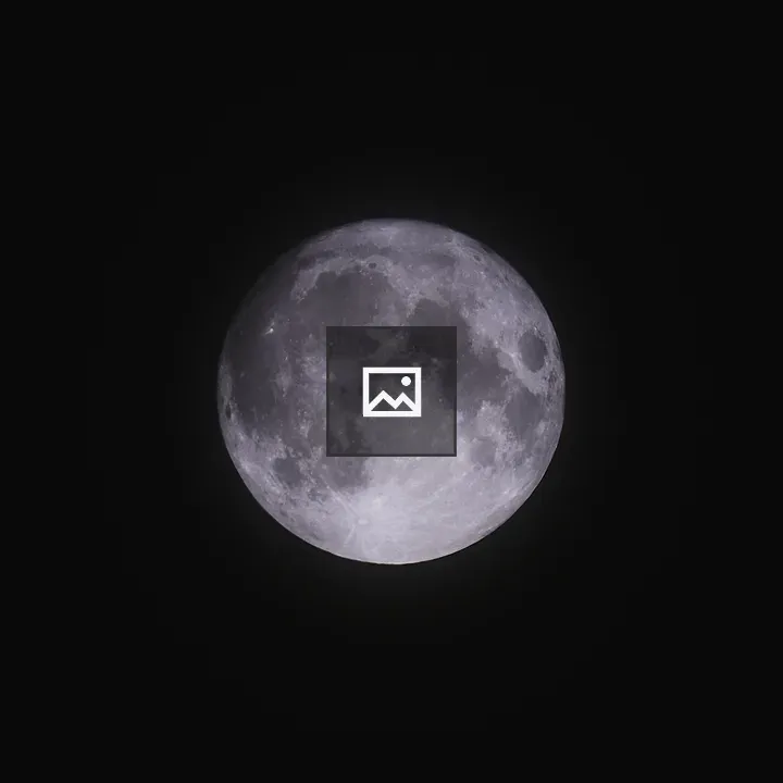 Supermoon over the Night Sky