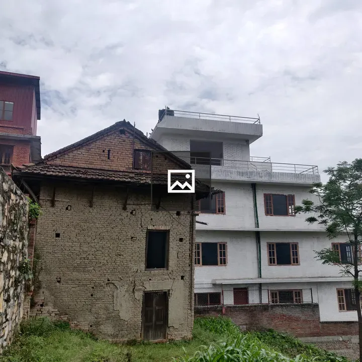 Contrasting Architectural Styles Scene
