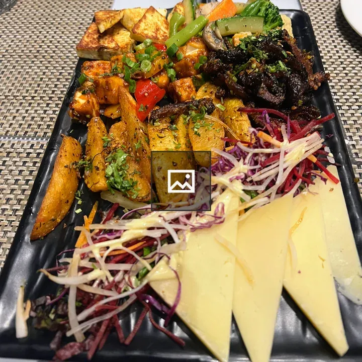 Vegetarian appetizers platter