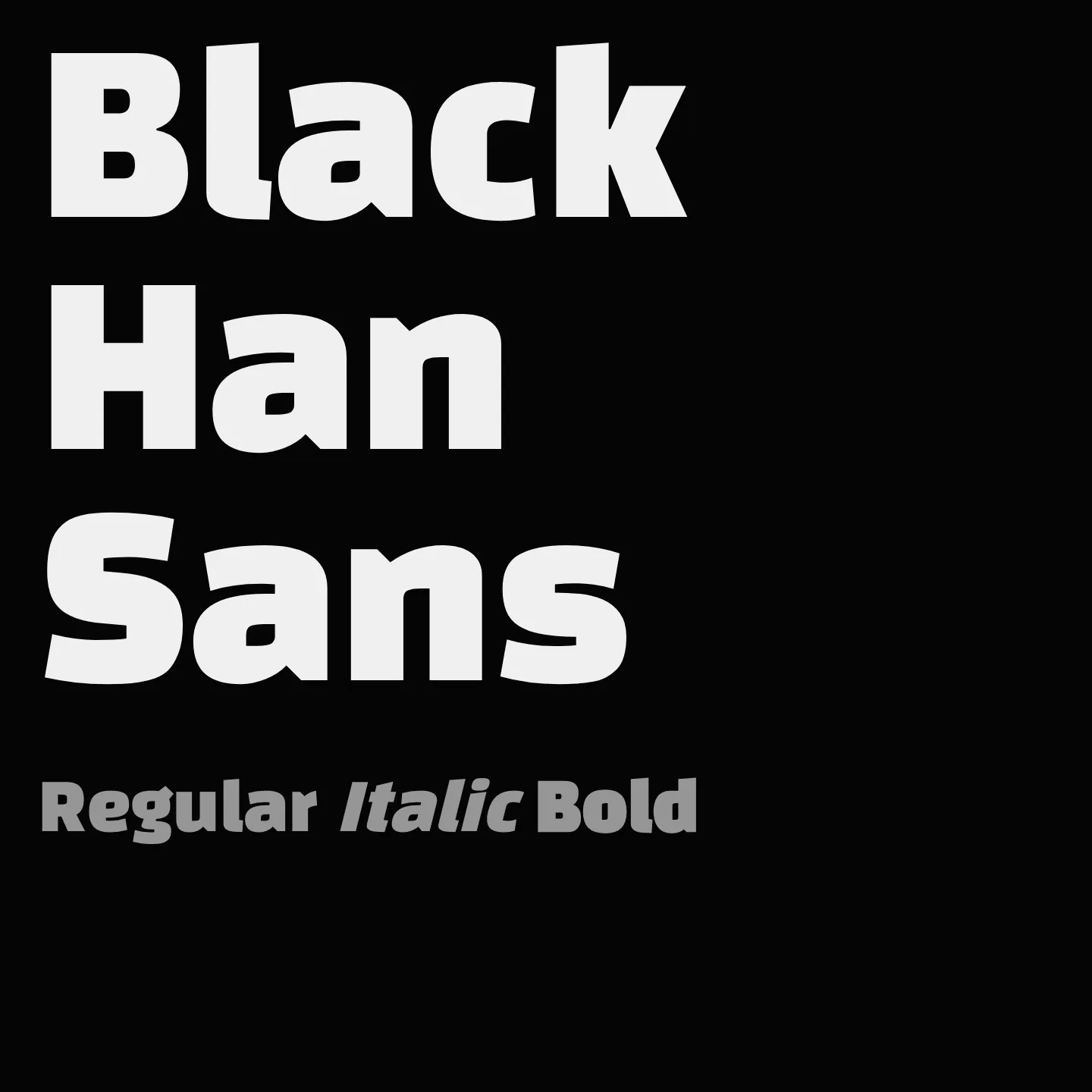 Black Han Sans